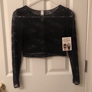 Spanx Sheer Crop Top- New with tags!